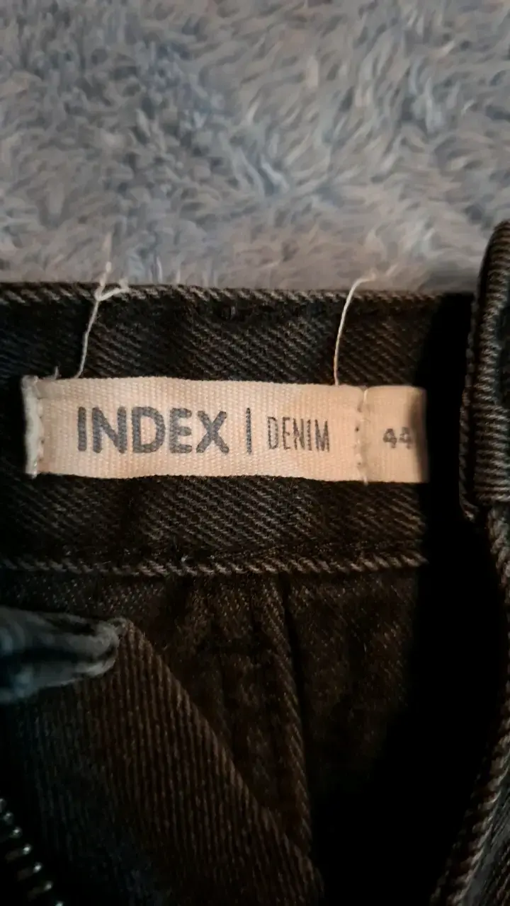 Shorts de mezclilla negros Index - 2