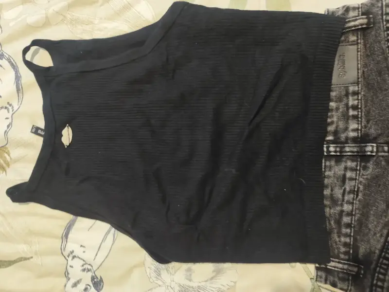 Top negro sin mangas Barbados talla L/XL - 2