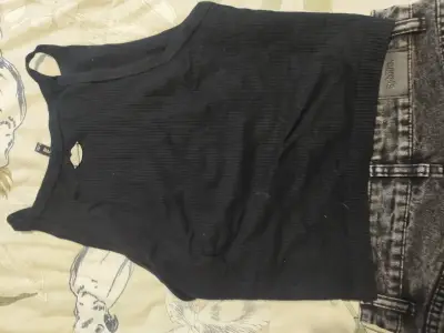 Top negro sin mangas Barbados talla L/XL - miniatura 2