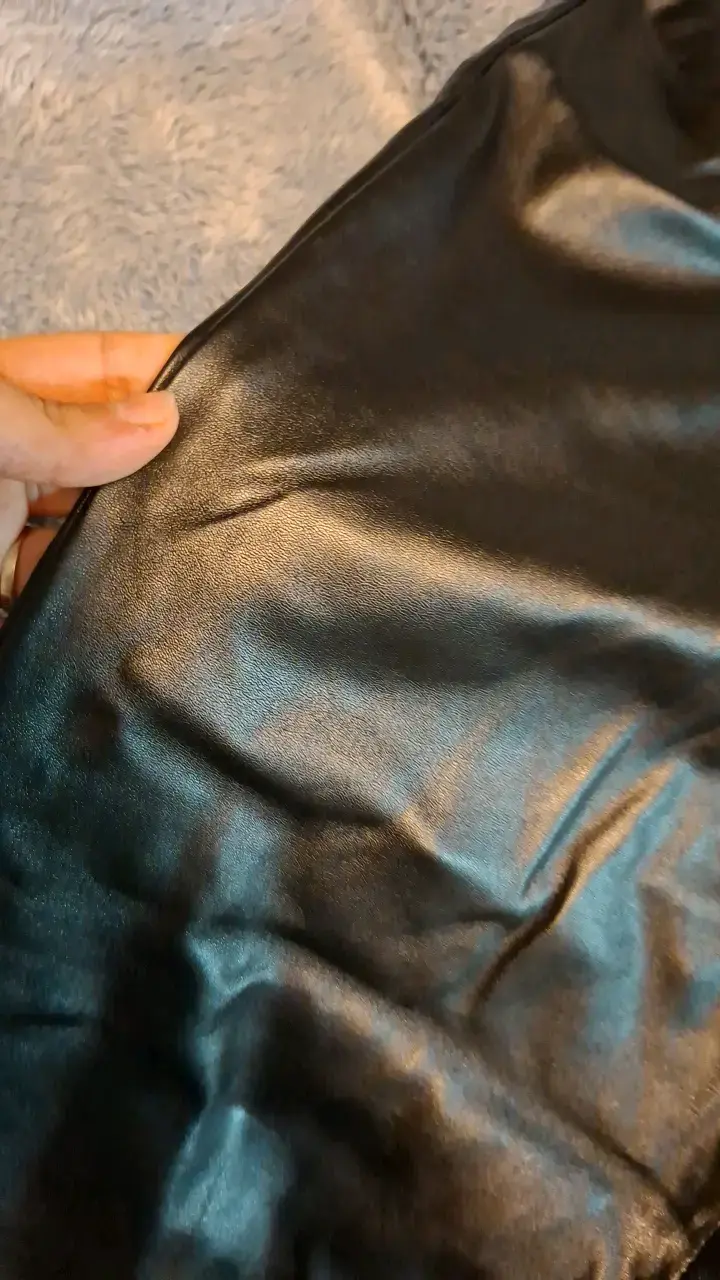 Pantalones de cuero sintético negro Cocci - 3