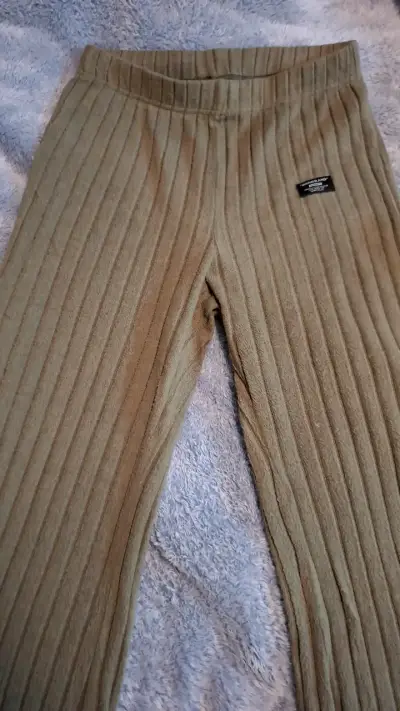 Pantalones de punto verde oliva Manbrand - miniatura 1