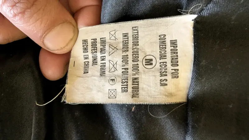 Chaqueta de cuero negra para hombre - 3