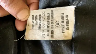 Chaqueta de cuero negra para hombre - miniatura 3
