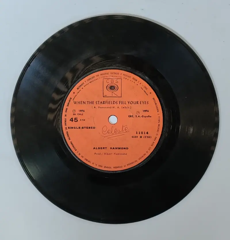 Vinilo Single Albert Hammond 1976 CBS - 2