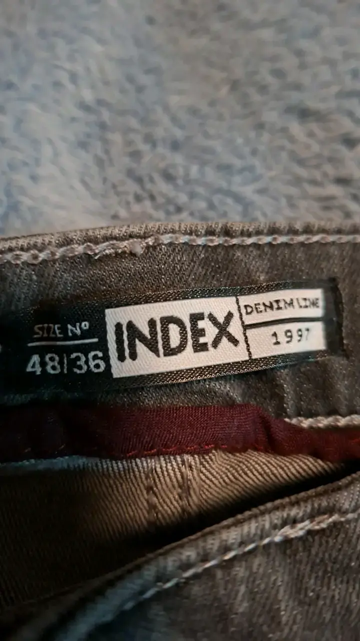 Jeans grises para hombre Index talla 48 - 2