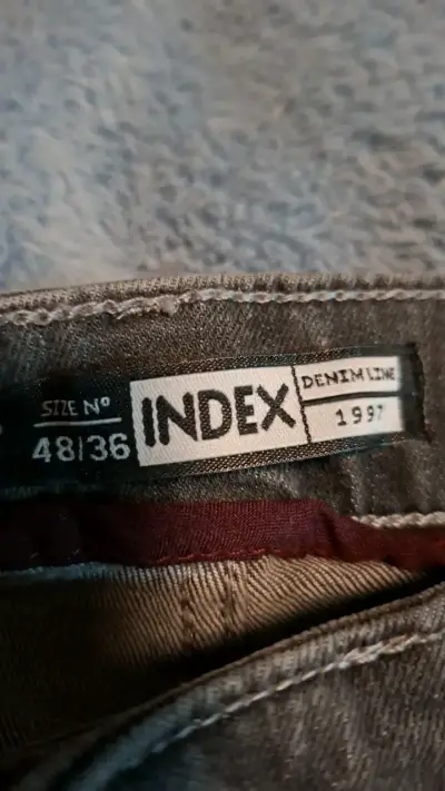 Jeans grises para hombre Index talla 48 - miniatura 2