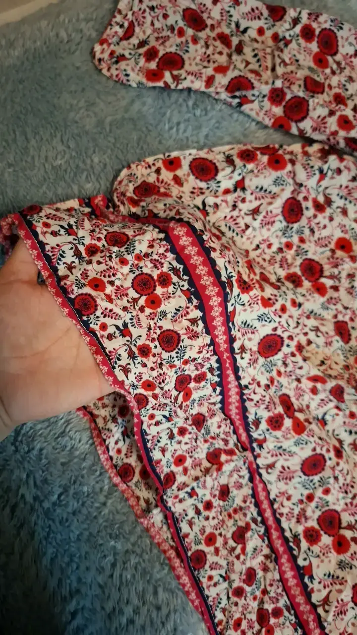 Blusa floral de mujer Opposite talla L - 4