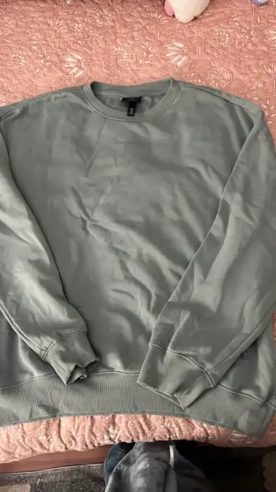 Polerón gris H&M estilo relajado - miniatura 1
