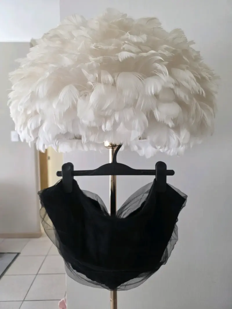 Conjunto de tops negros elegantes - 2