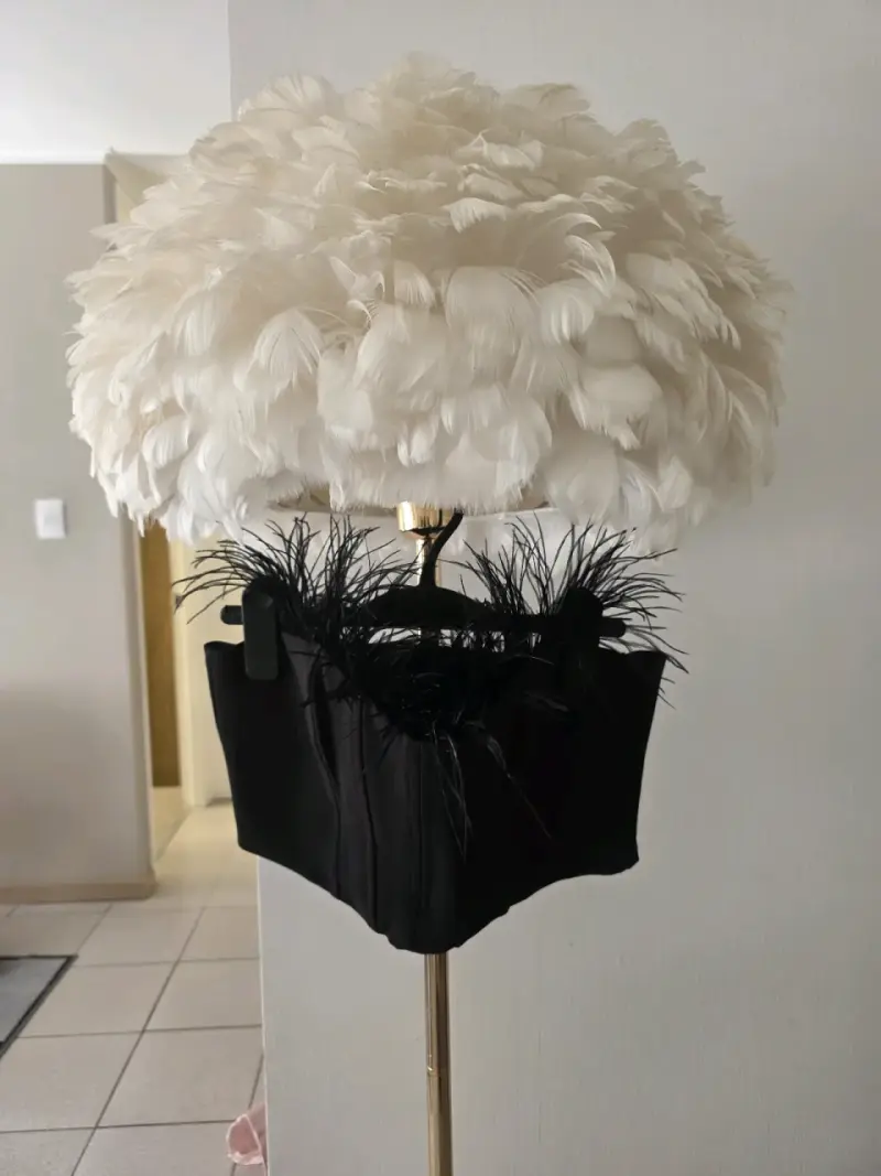 Conjunto de tops negros elegantes - 3