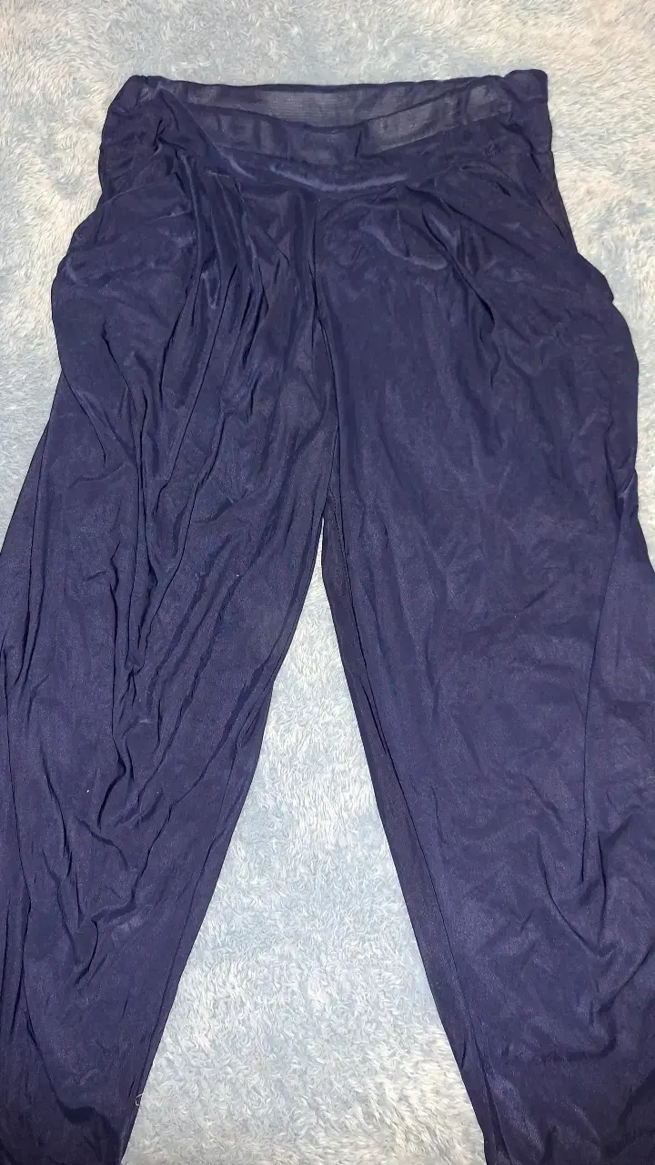 Pantalones de mujer azul oscuro cómodos - 2