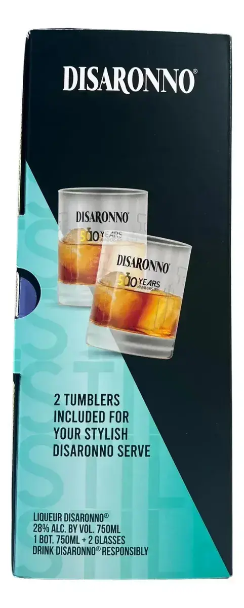 Set de Licor Disaronno 500 Años con Vasos - 4