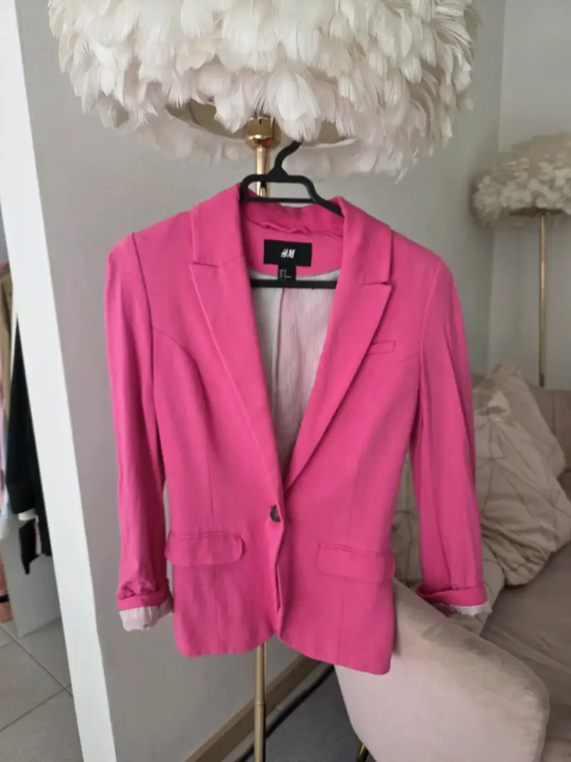 Blazer blanco con detalles brillantes River Island - 4
