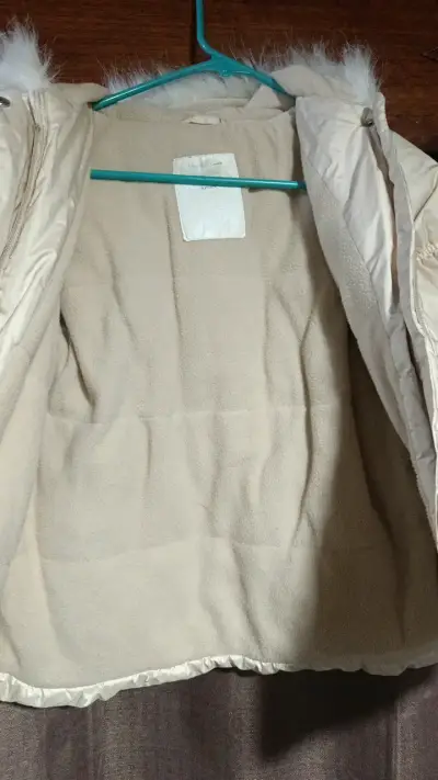 Parka de invierno para niña con capucha y forro po - miniatura 2
