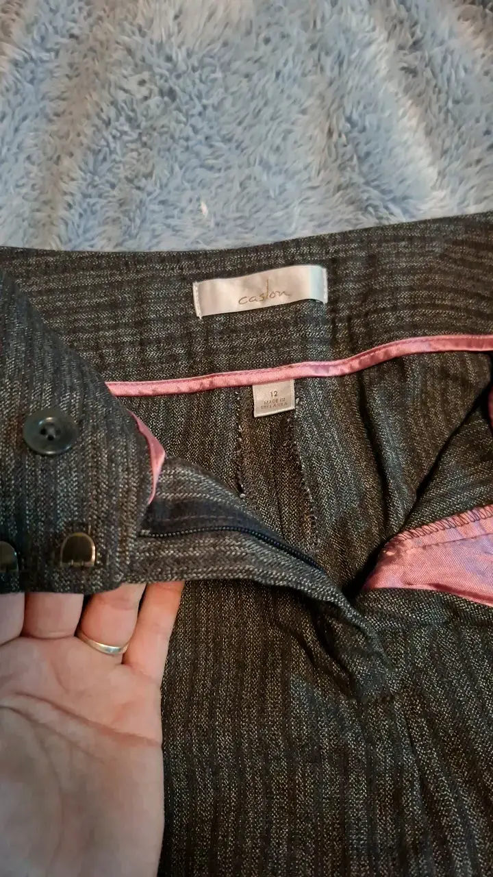 Pantalones de vestir a rayas para mujer - 2