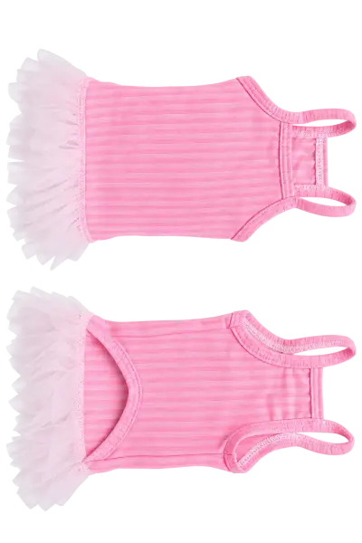 Vestido rosa para perro con tutu talla M - miniatura 2