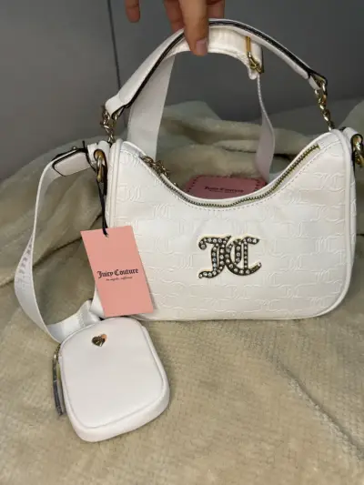 Bolso blanco Juicy Couture con monedero - miniatura 1
