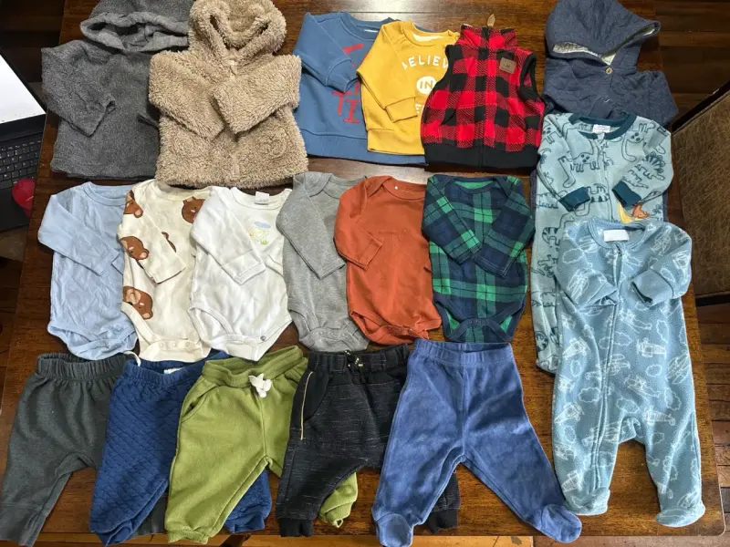 Lote de ropa bebe niño invierno 6 meses (#3) - 1