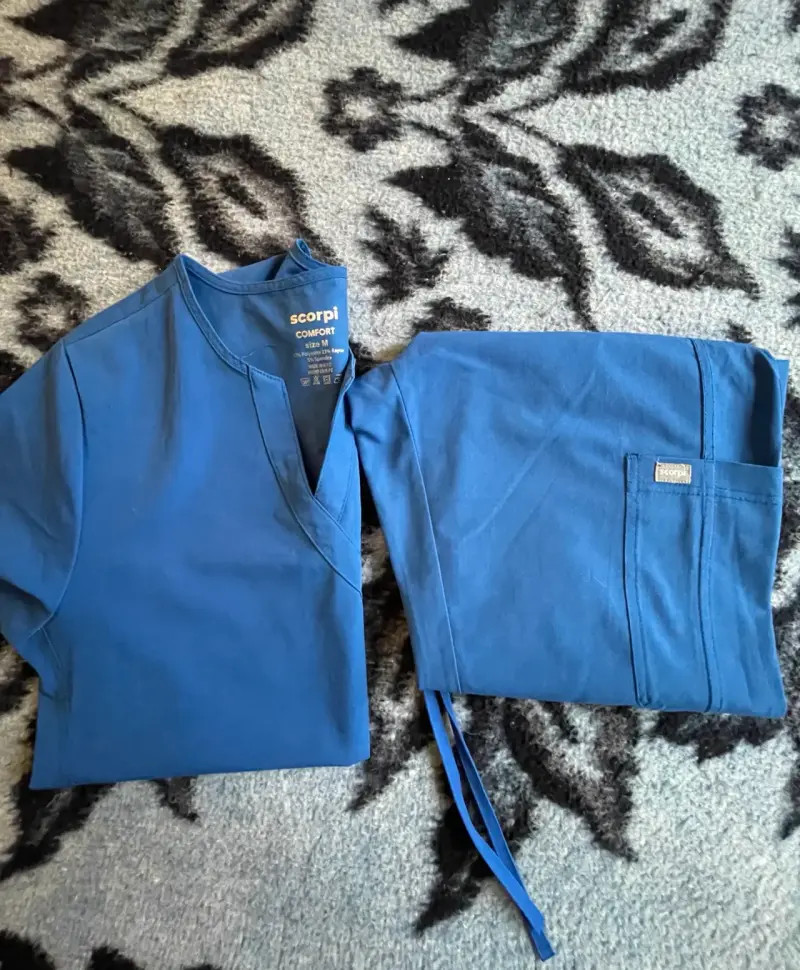 Conjunto de uniforme  azul Scorpi Comfort - 2