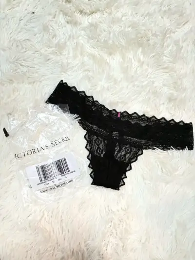 Colaless de encaje negro Victoria's Secret Pink - miniatura 1