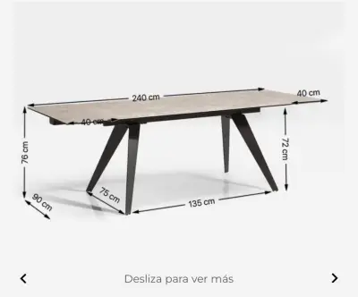 MESA KARE DESIGN AMSTERDAM ORIGINAL – 1,60 -2,40 - miniatura 4