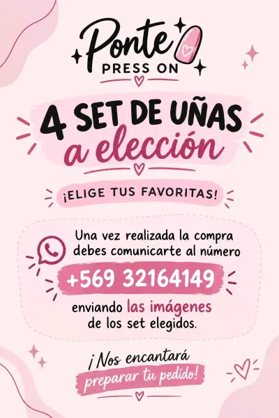 Set de Uñas Postizas Flamenco a Elección - miniatura 1