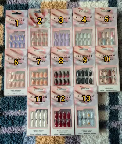 Set de Uñas Postizas Flamenco a Elección - miniatura 2