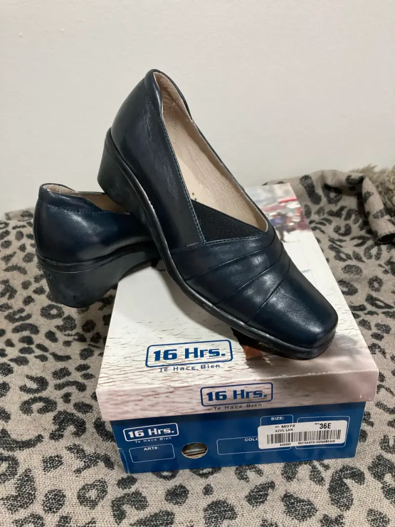 Zapatos de mujer azul 16 Hrs cómodos - 1
