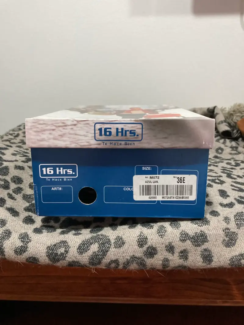 Zapatos de mujer azul 16 Hrs cómodos - 4