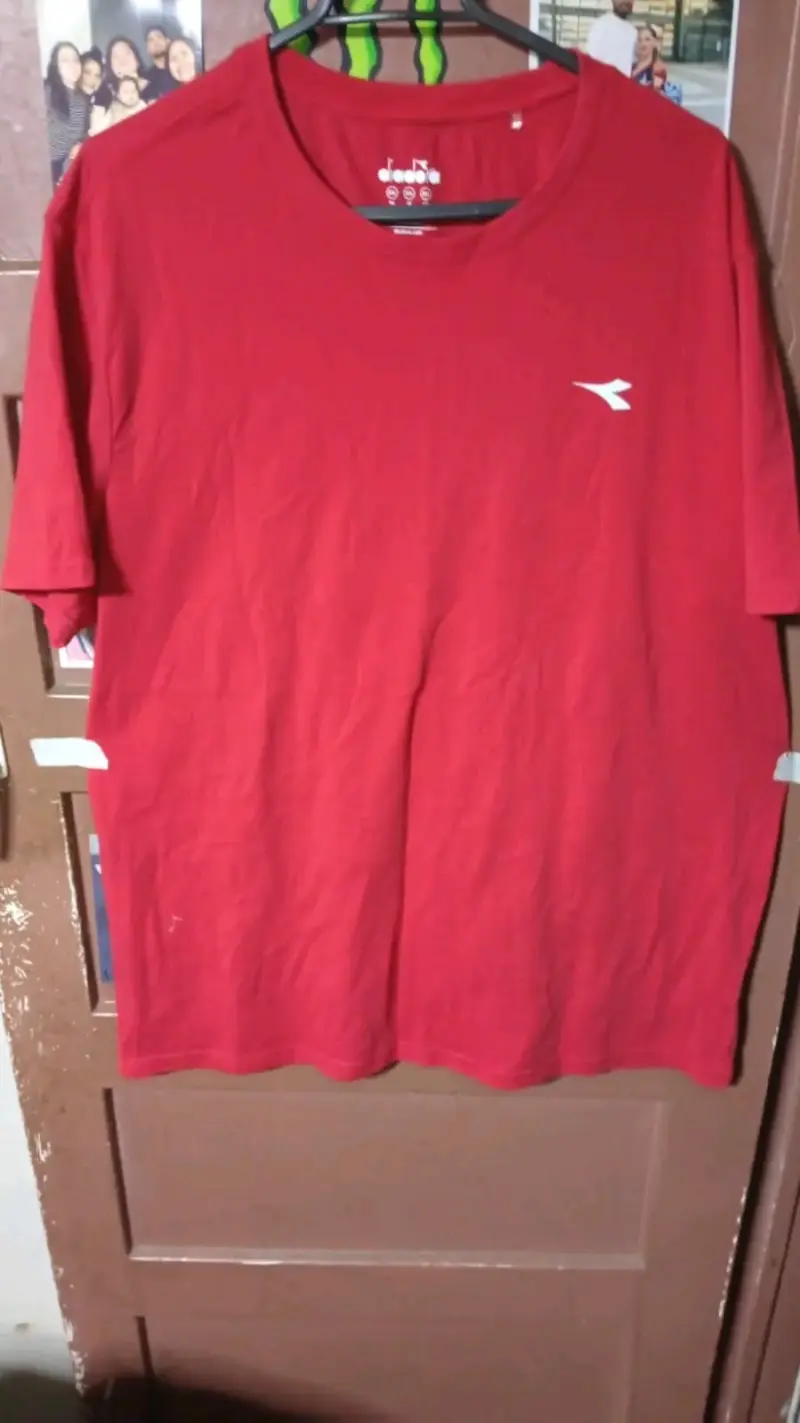 Polera roja Diadora talla 2XL - 2