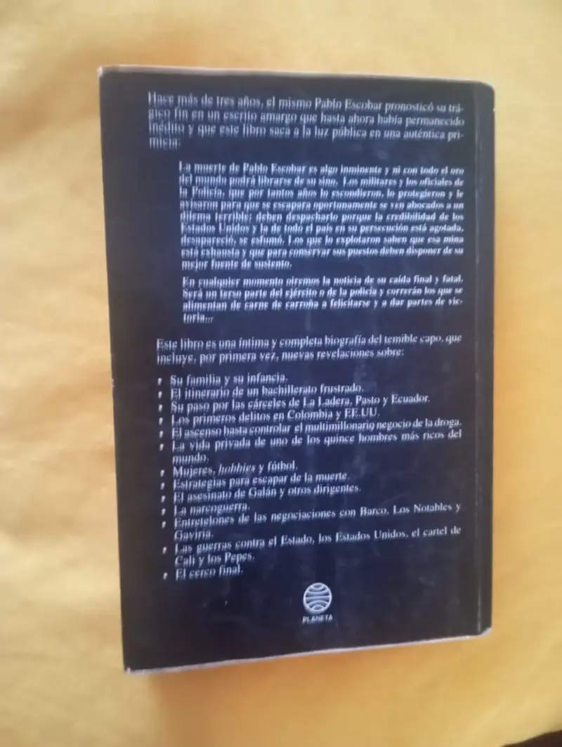 Libro El Patrón: Vida Y Muerte De Pablo Escobar - - 2
