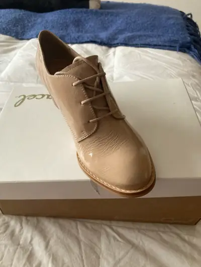 Zapatos de tacón nude para mujer talla 35 - miniatura 1