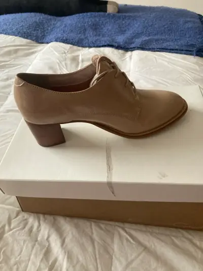 Zapatos de tacón nude para mujer talla 35 - miniatura 4