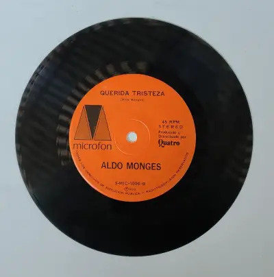 Disco de vinilo Aldo Monges Querida Tristeza - miniatura 1