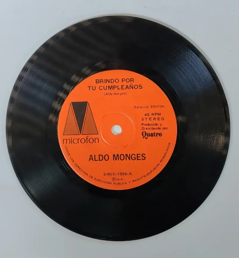 Disco de vinilo Aldo Monges Querida Tristeza - 2