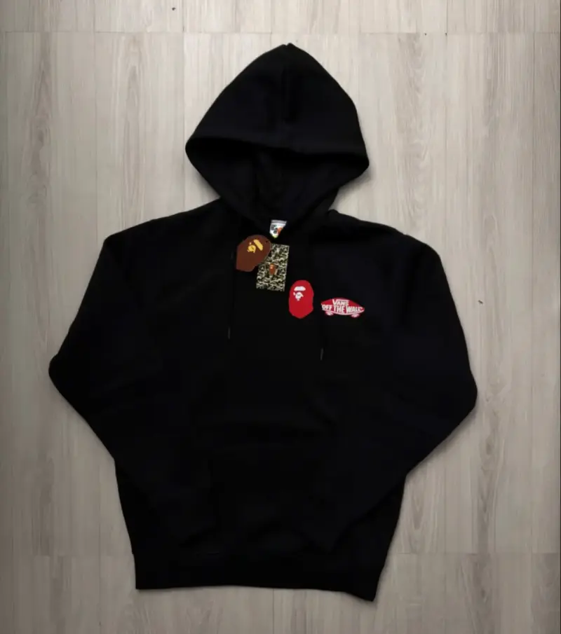 Polerones BAPE y Vans con capucha unisex - 3