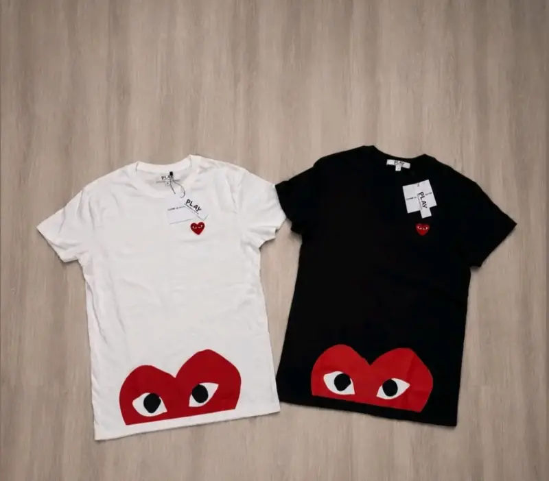 Poleras unisex con diseño de corazón