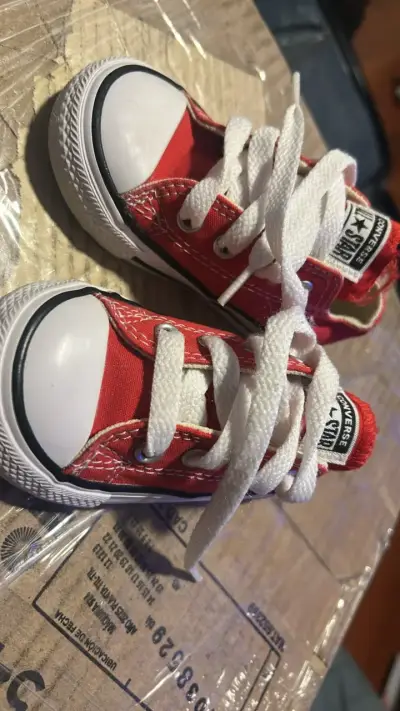 Zapatillas Converse All Star rojas para niños - miniatura 1