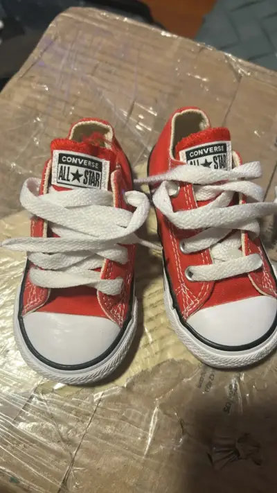 Zapatillas Converse All Star rojas para niños - miniatura 2