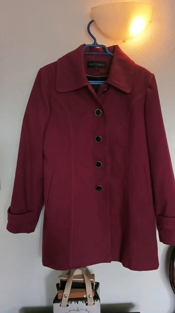 Abrigo rojo mujer Fleet Street talla XL - 1