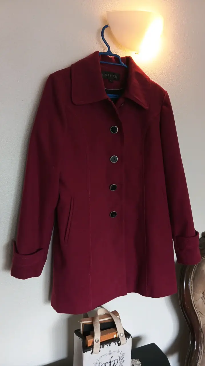 Abrigo rojo mujer Fleet Street talla XL - 2