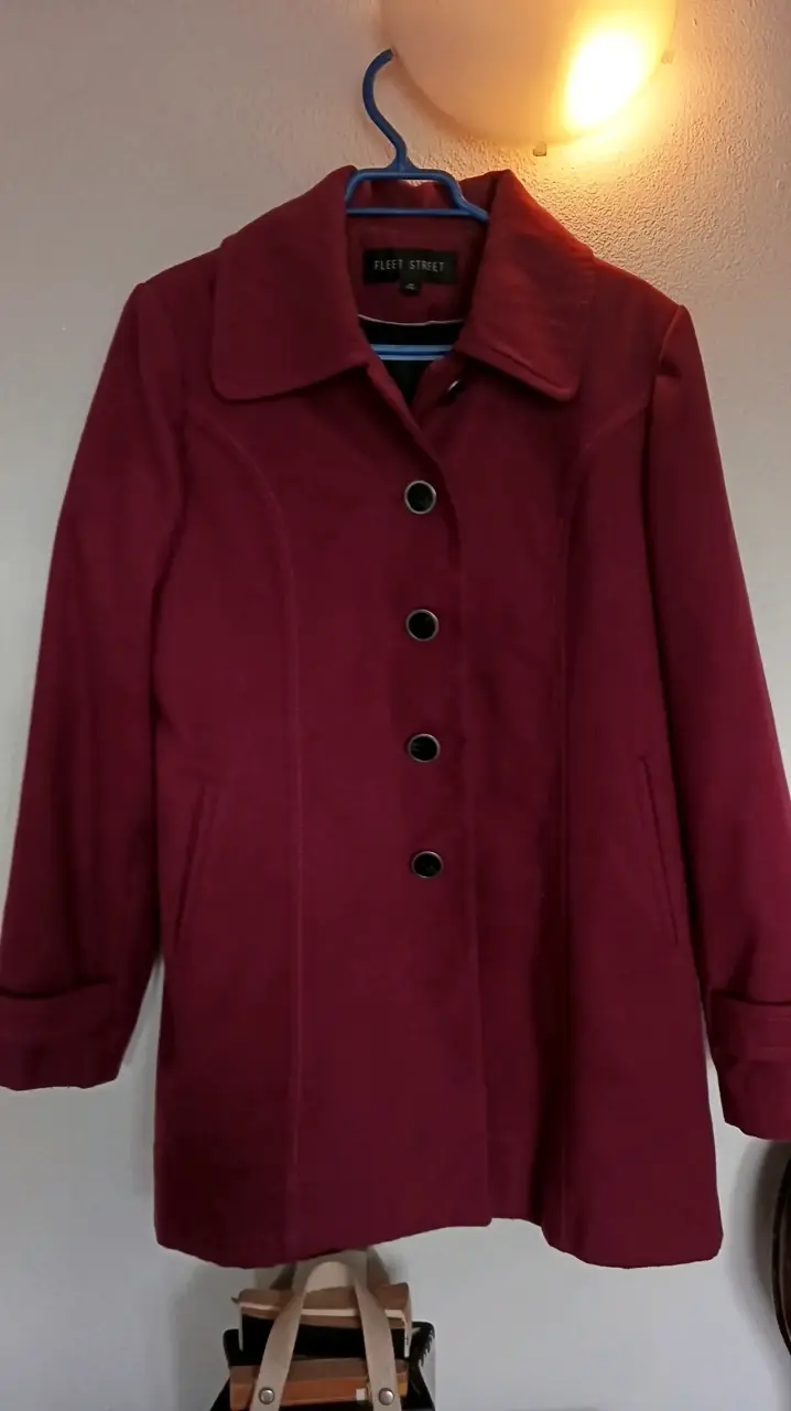 Abrigo rojo mujer Fleet Street talla XL - 3