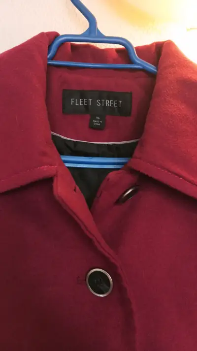 Abrigo rojo mujer Fleet Street talla XL - miniatura 4