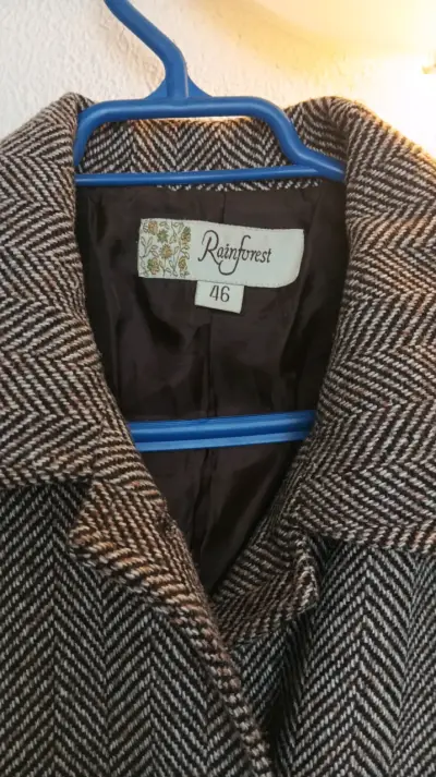 Abrigo de lana Rainforest para mujer - miniatura 1