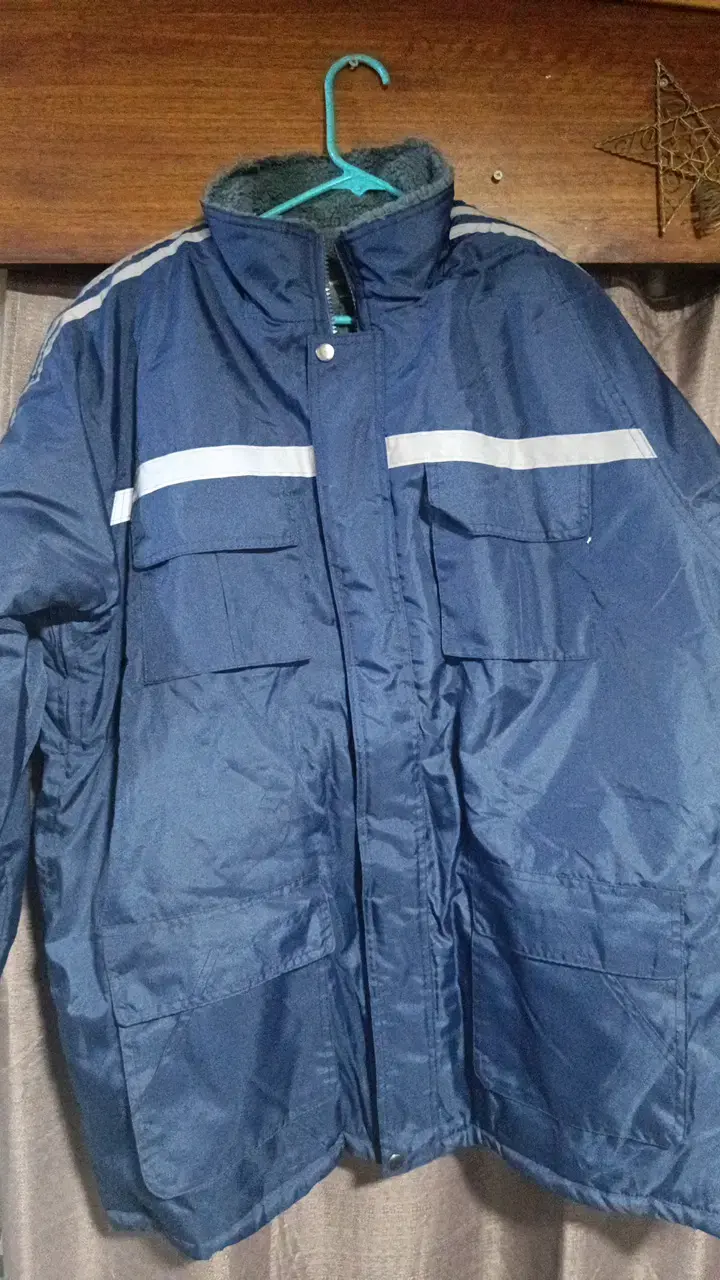 Parka térmica azul con cintas reflectantes Fullgen - 1