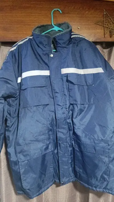 Parka térmica azul con cintas reflectantes Fullgen - miniatura 1