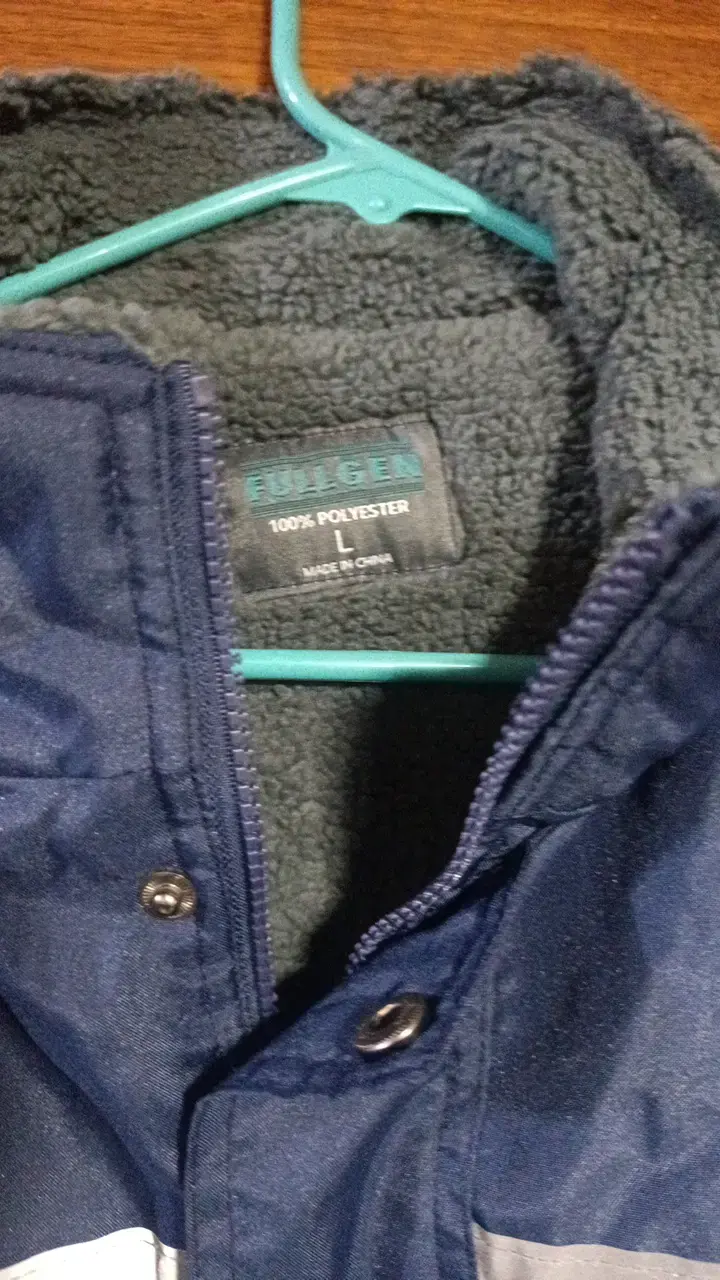 Parka térmica azul con cintas reflectantes Fullgen - 2