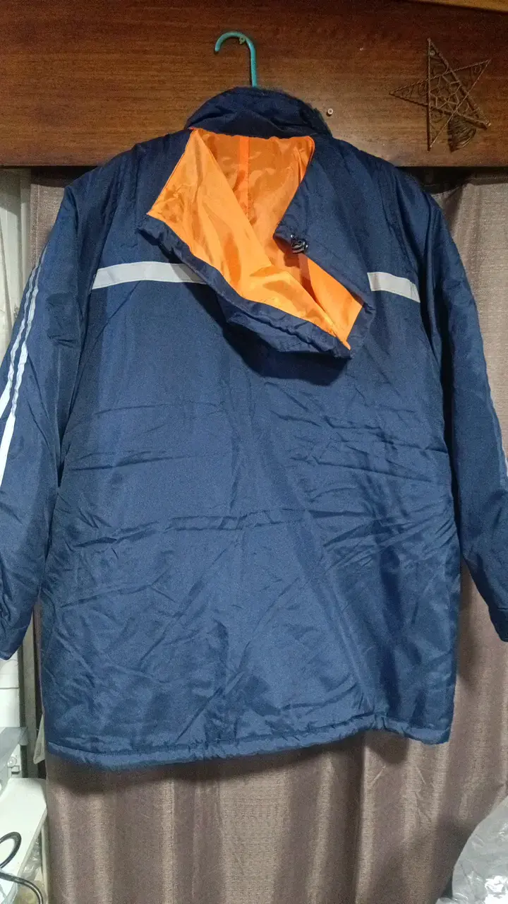 Parka térmica azul con cintas reflectantes Fullgen - 5