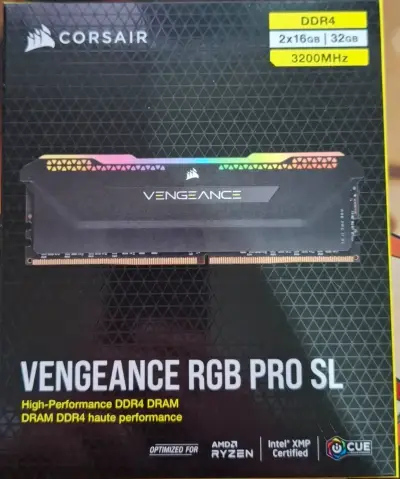 Memoria RAM Corsair Vengeance RGB Pro SL 32GB DDR4 3200MHz - miniatura 1