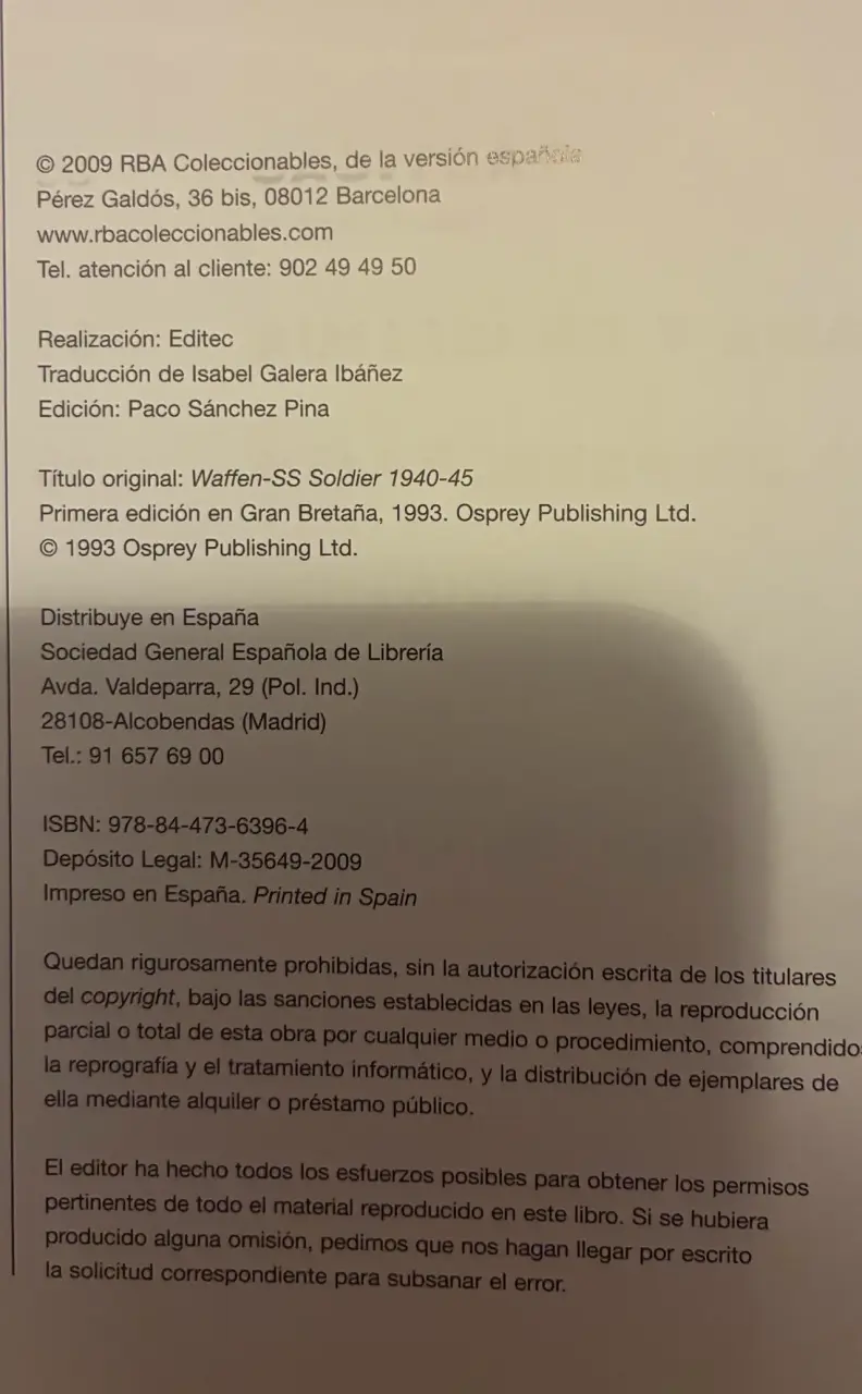 3 libro de colección Fuerzas de Élite Osprey - 4
